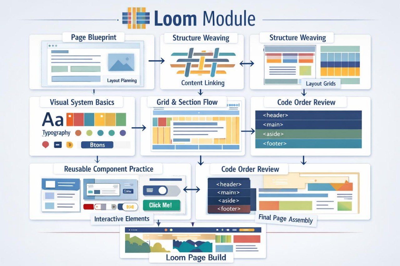 Loom module infographic