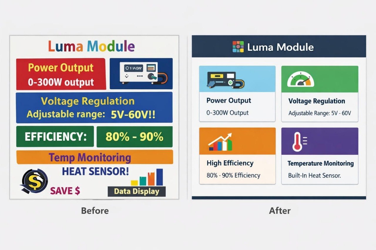 Luma module infographic